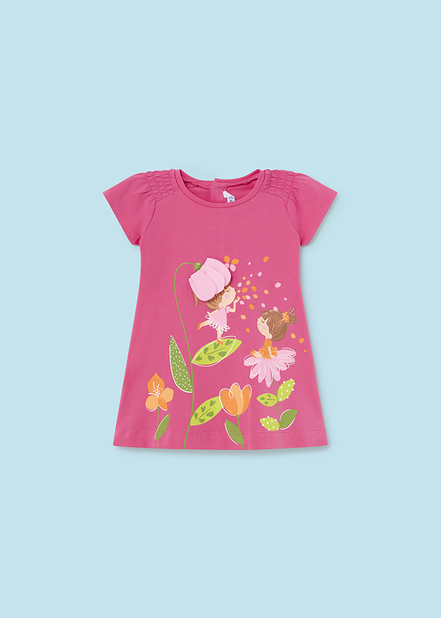 detail Baby print dress