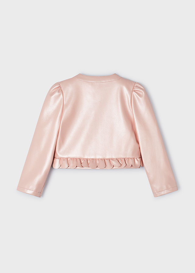 detail Girls' ruffle jacket