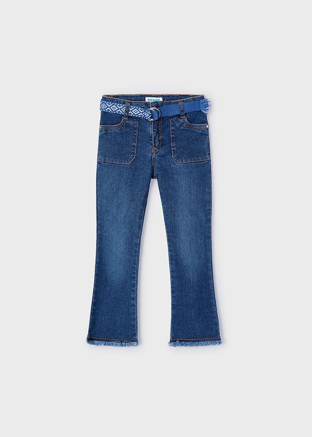 detail Girls' flared jeans