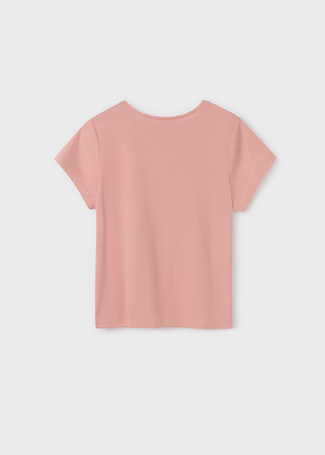 detail Girls' flower print T-shirt