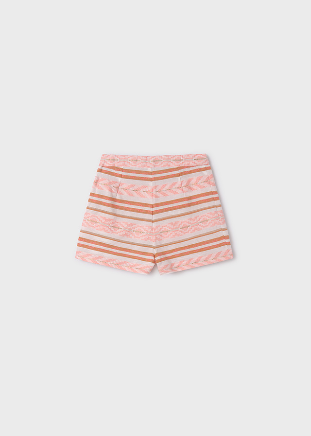 detail Girls' jacquard shorts