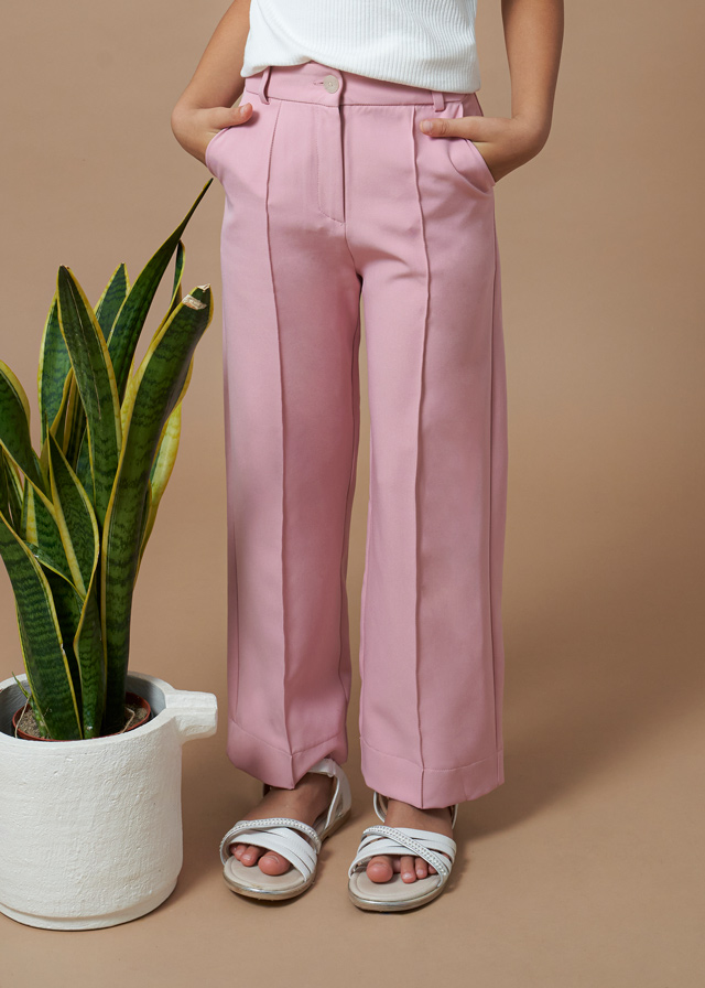 detail Girls' crepe trousers
