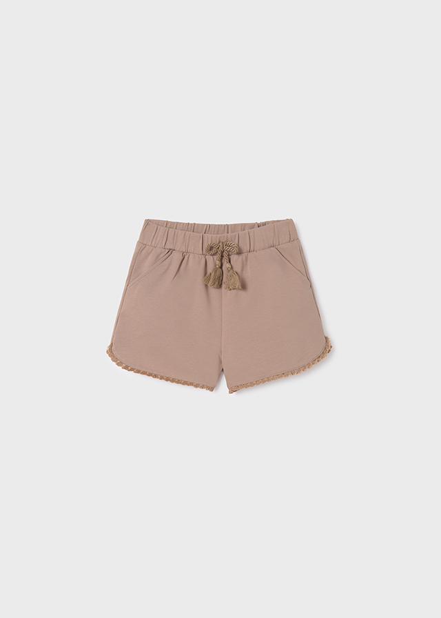 detail Girls' plush shorts