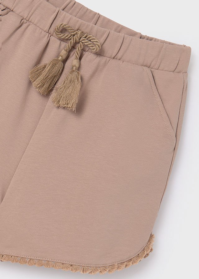 detail Girls' plush shorts