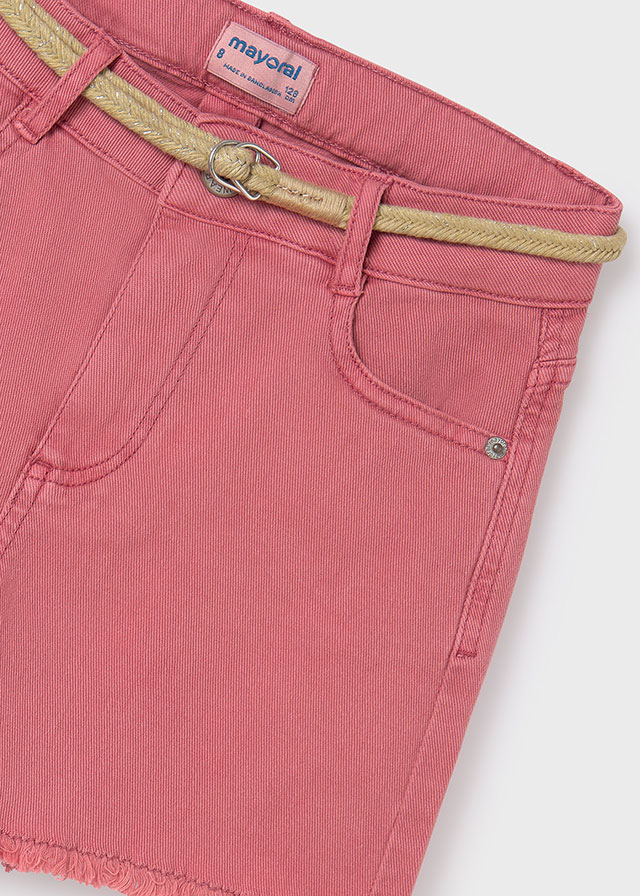 detail Girls' belted shorts