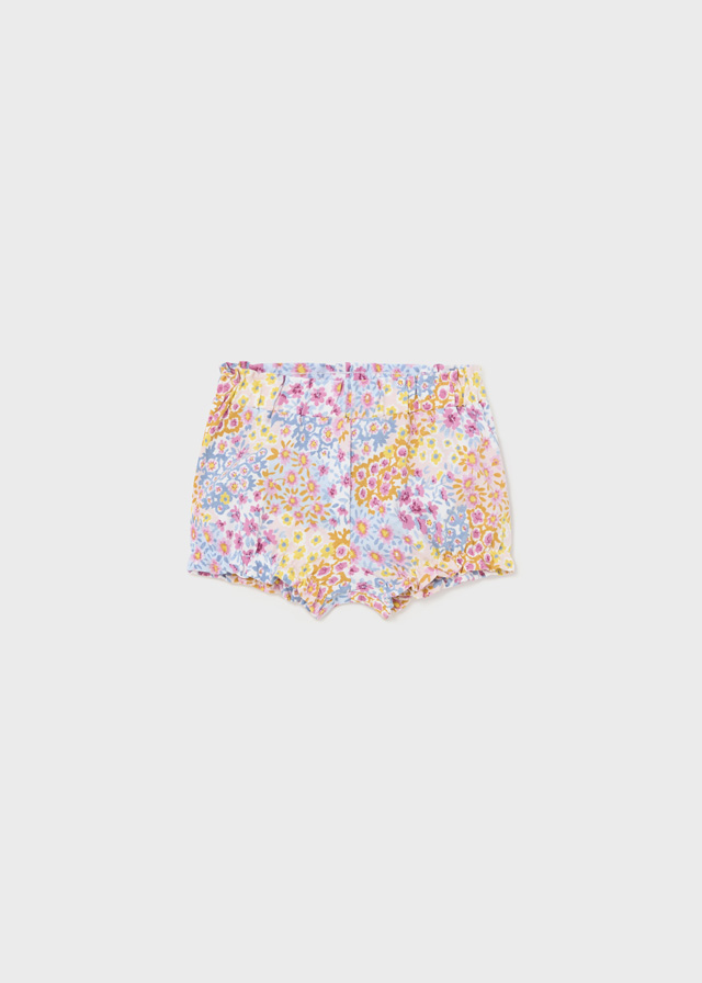 detail Baby print shorts