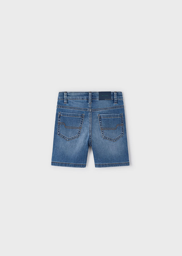 detail Boys' denim bermuda shorts