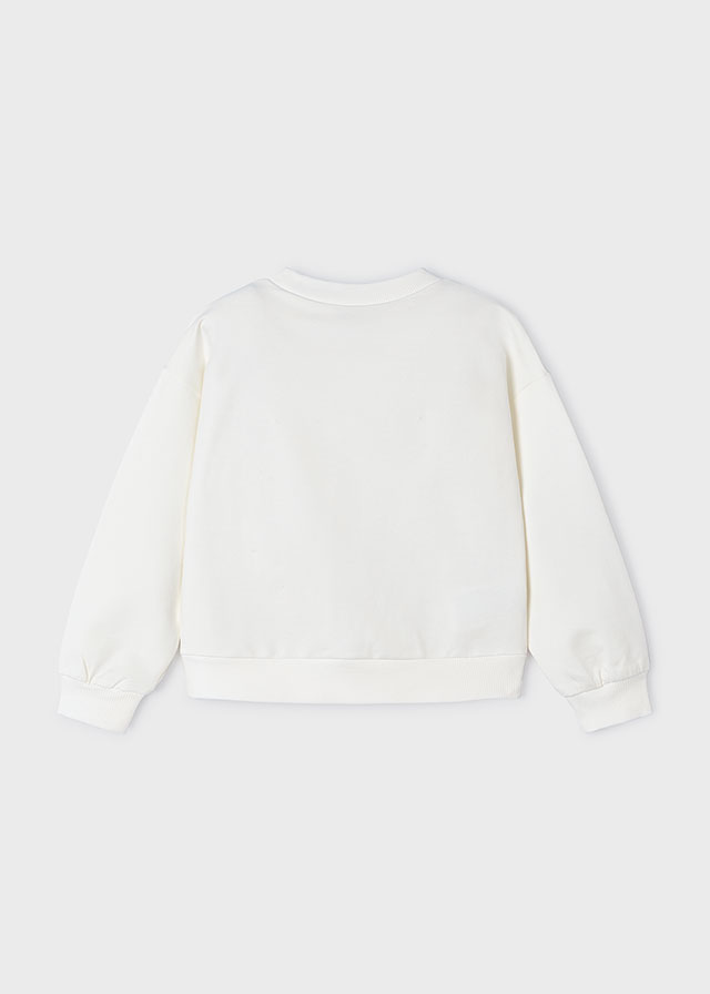 detail Girls' embroidered sweatshirt