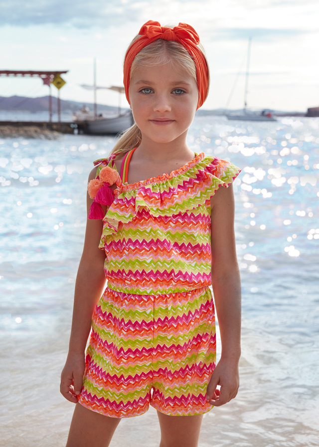 detail Girls' asymmetric jumpsuit