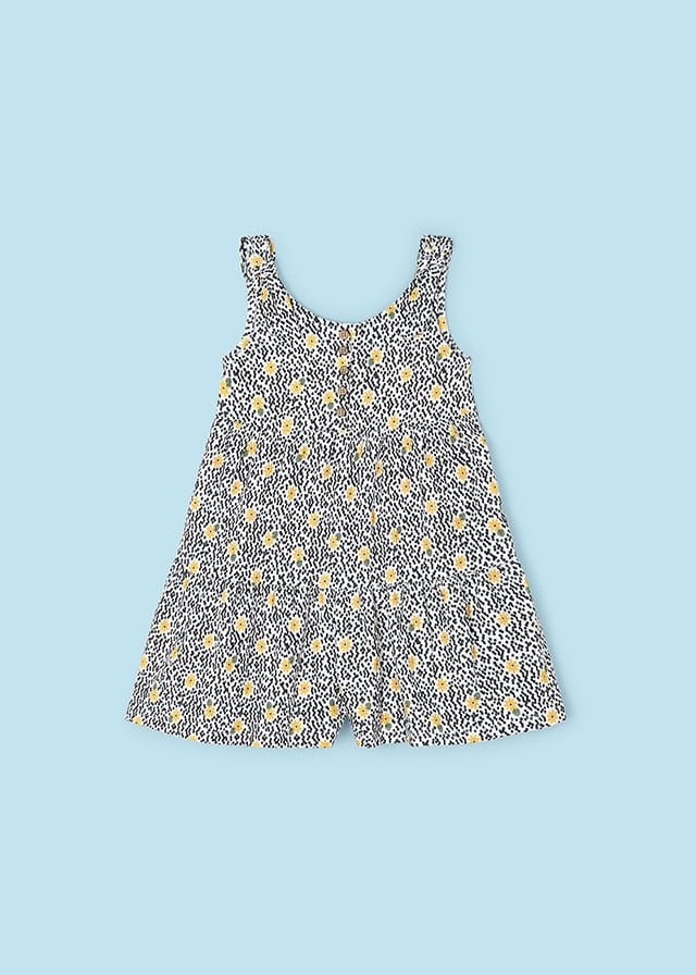 detail Girls' tie strap playsuit