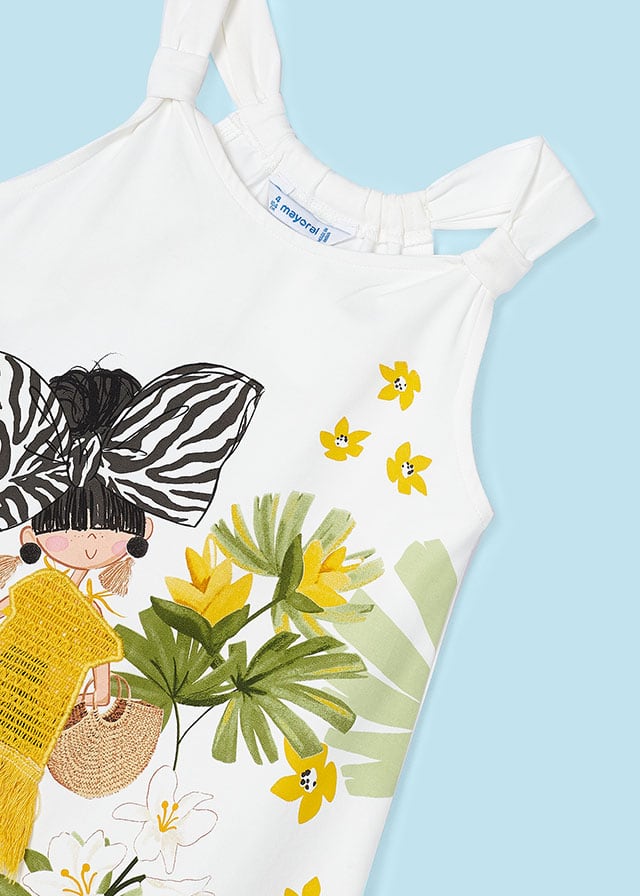 detail Girls' print dress