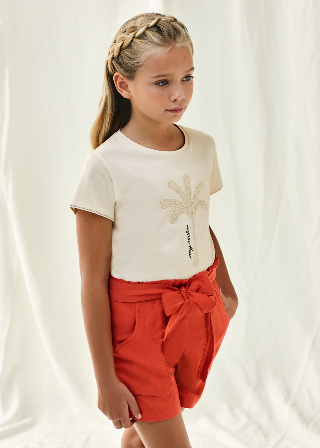 detail Girls' shorts with bow