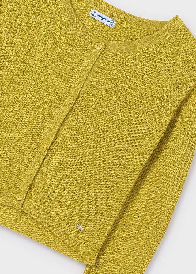 detail Girls' tricot cardigan EcoVero viscose