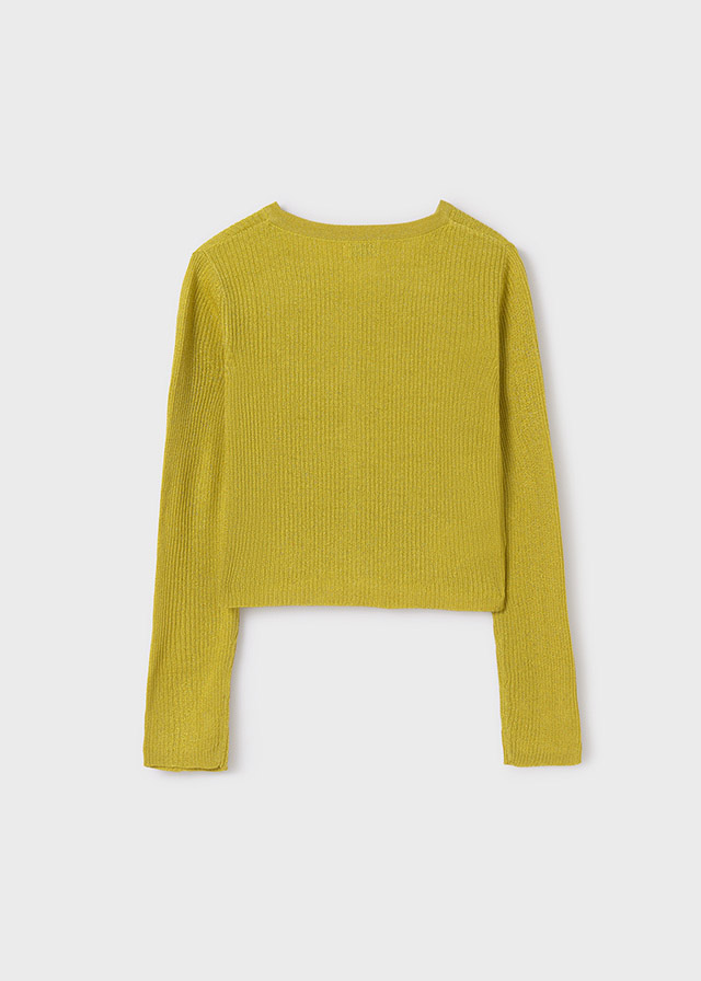 detail Girls' tricot cardigan EcoVero viscose