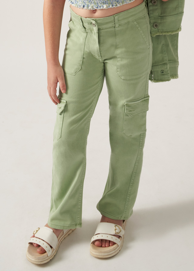 detail Girls' twill trousers