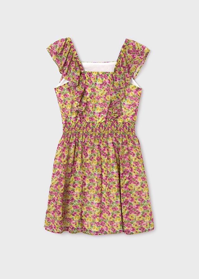 detail Girls' floral bambula dress