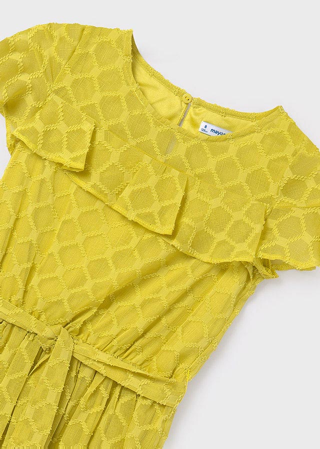 detail Girls' chiffon dress