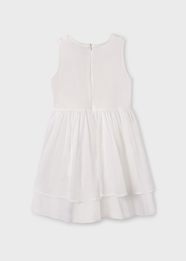 detail Girls' appliqué dress
