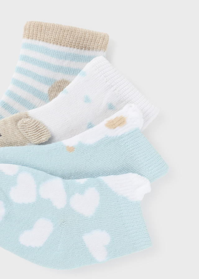 detail Newborn set of 4 socks