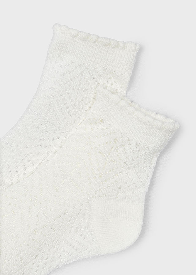detail Girls' openwork socks