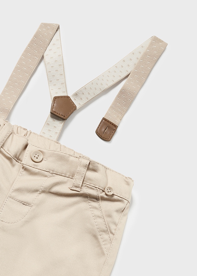 detail Newborn trousers with braces