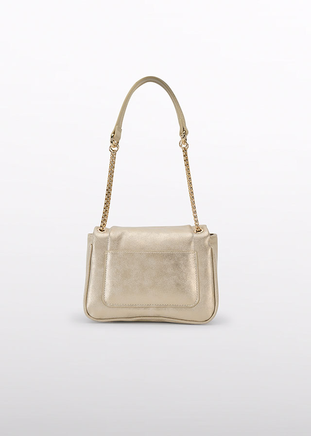 detail Dívčí prošívaná zlatá taška ABEL & LULA