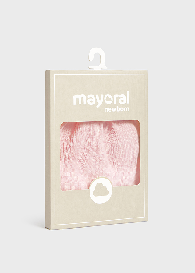 detail Unisex pletená čepice bílá se vzorem MAYORAL