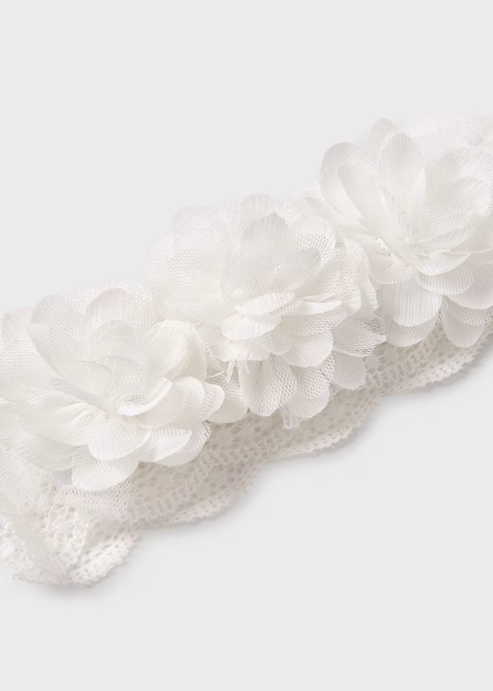detail Baby tulle flower headband