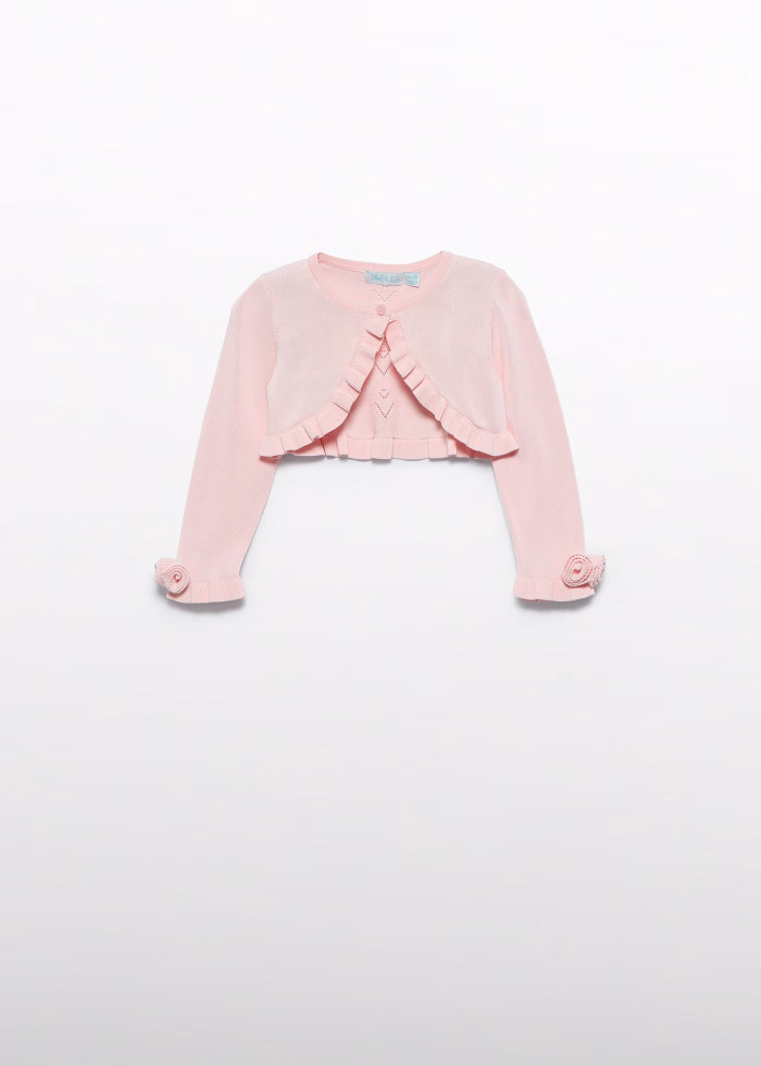 detail Dětský trikotový kardigan ABEL & LULA