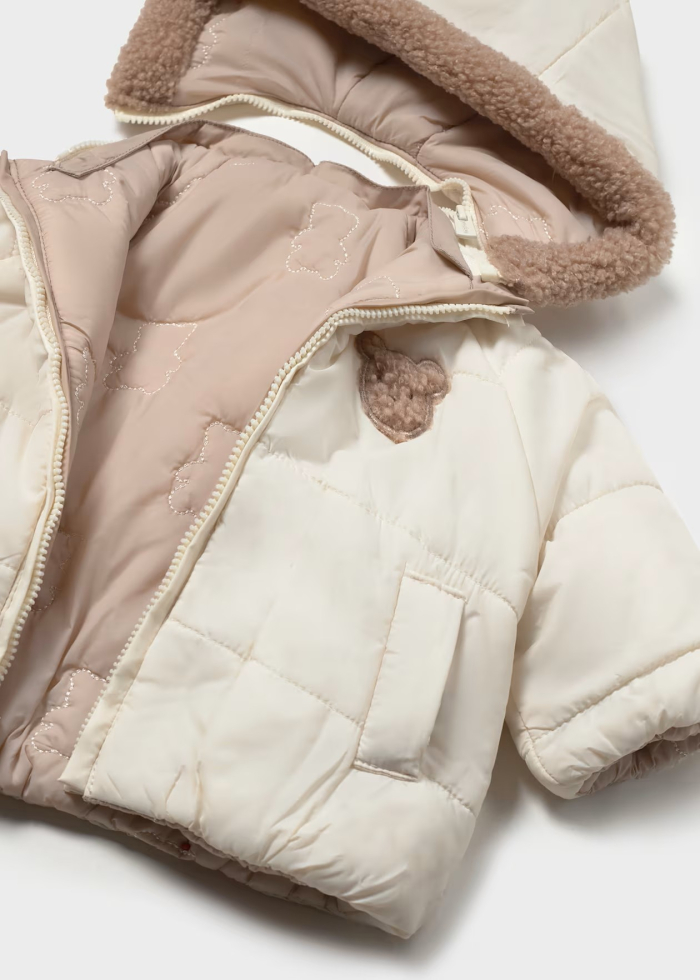 detail Unisex kojenecký oboustranný kabát s hebkou kapucí MAYORAL
