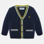náhled  Baby boy's V-neck knitted jacket