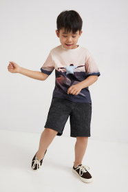 Chlapecké tričko s fotografickým celopotiskem DESIGUAL