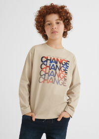 T-shirt with long sleeves with graphics for a boy ECOFRIENDS