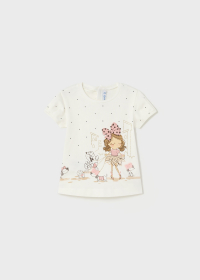 Dětské dívčí tričko s krátkým rukávem MAYORAL
