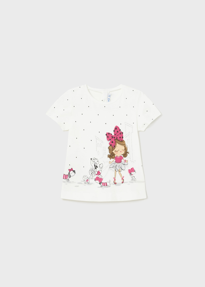 detail Dětské dívčí tričko s krátkým rukávem MAYORAL