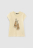 detail Dívčí tričko s obrázkem sandálů se střapci a třpytivou zlatou podrážkou IKKS