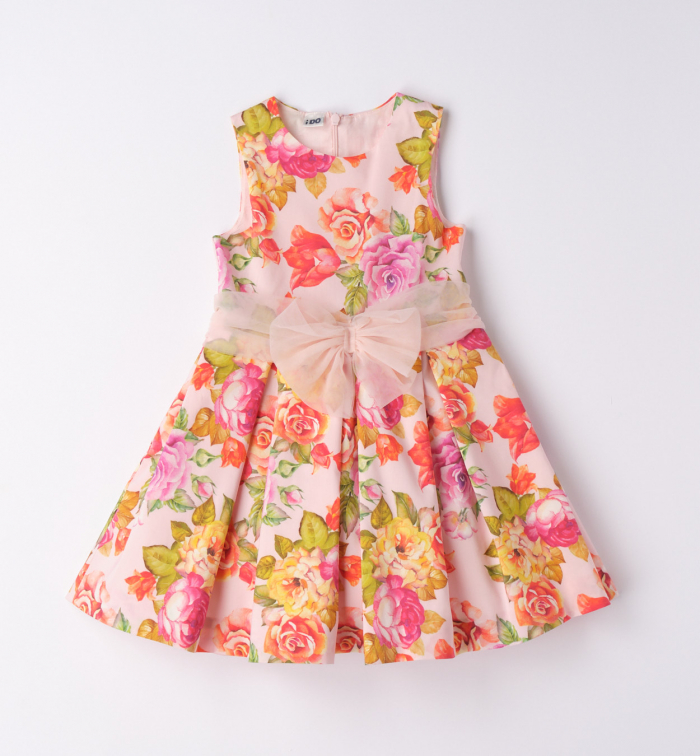 detail Dívčí květinové šaty IDO