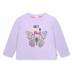 Dívčí tričko s flitrovým motýlem BILLIEBLUSH