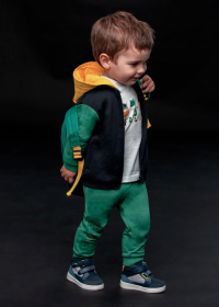 Dětská chlapecká souprava - tričko, mikina a kalhoty MAYORAL