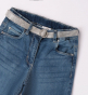 náhled Dívčí džíny s páskem se širokými nohavicemi IDO
