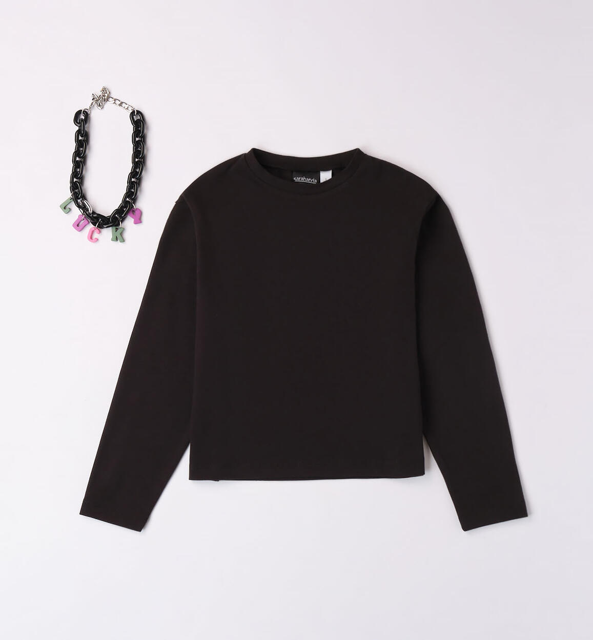 Girls' T-shirt with necklace