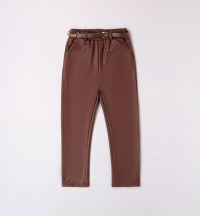Girls' trousers with belt