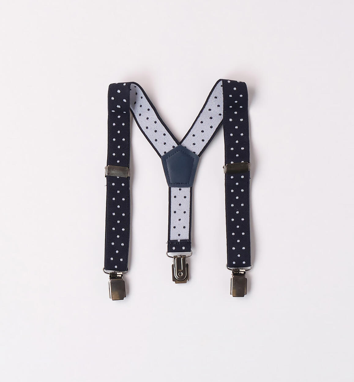 Polka dot suspenders for boys