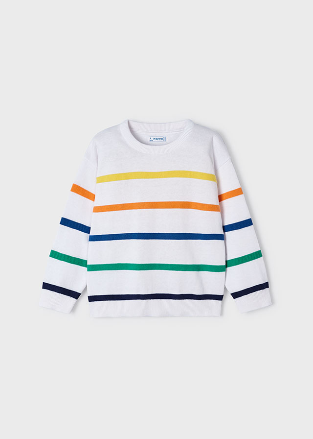 Boys' striped jumper