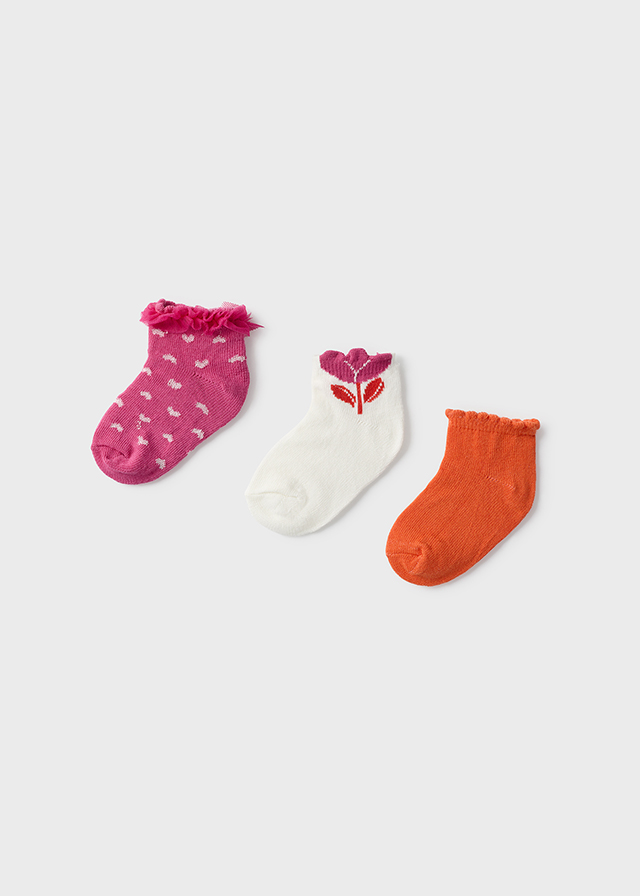 detail Dětské dívčí ponožky 3ks MAYORAL