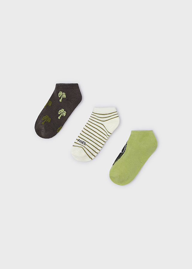 Boys' set of 3 short socks