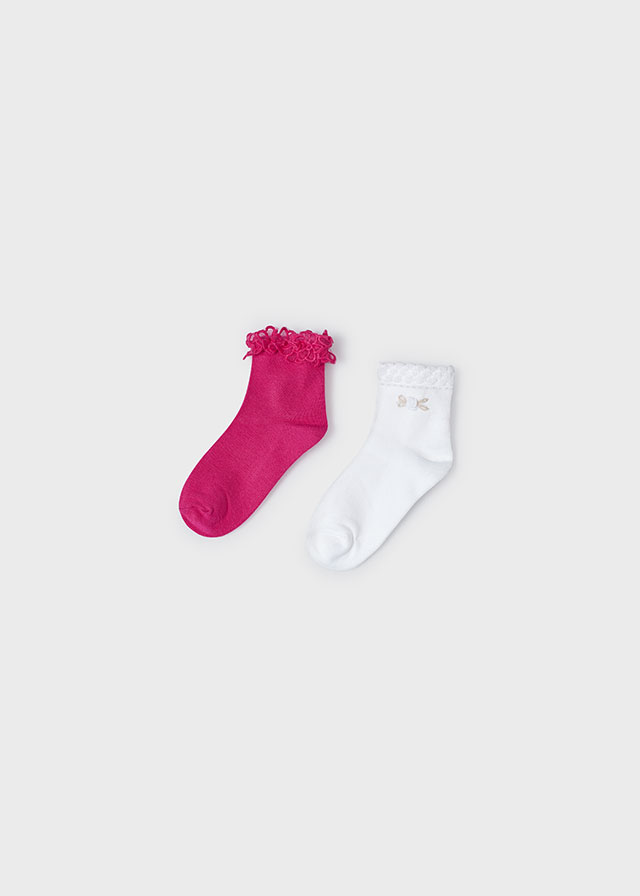 Girls' set of 2 socks