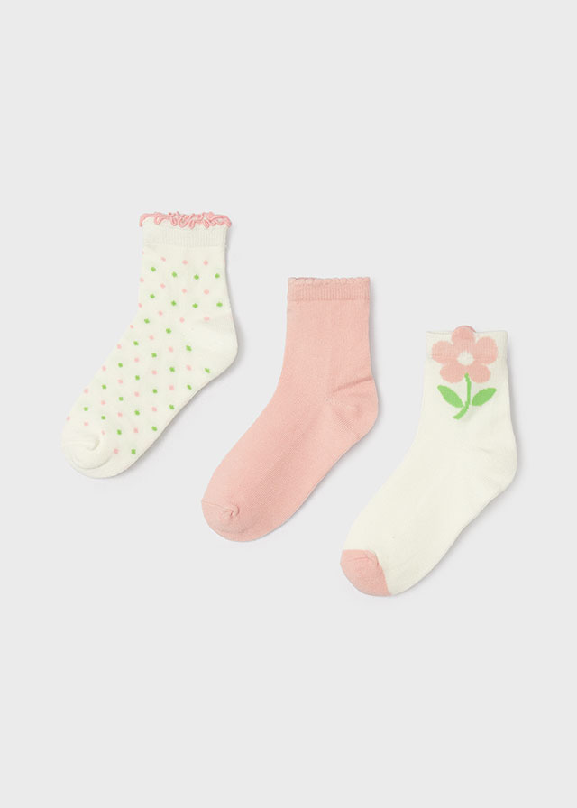 Girls' set of 3 socks
