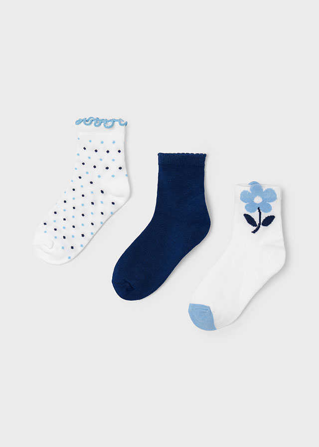 Girls' set of 3 socks