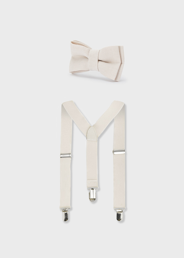 Boys' suspenders and bow tie set